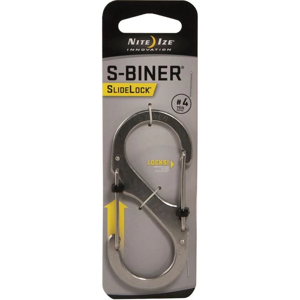 S-Biner SlideLock #4 (Stainless Steel)