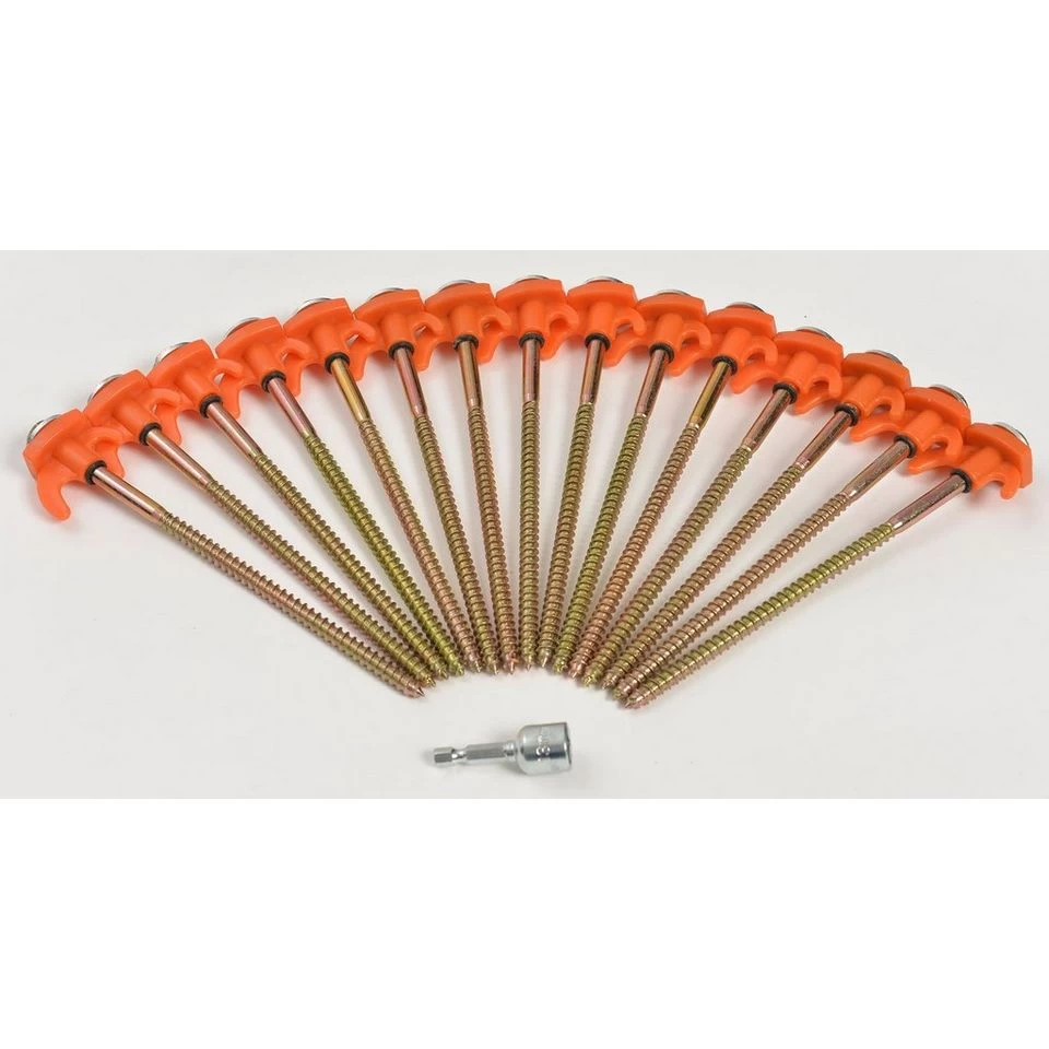 Screw Tent Pegs (Hexagonal Head) - Image 2