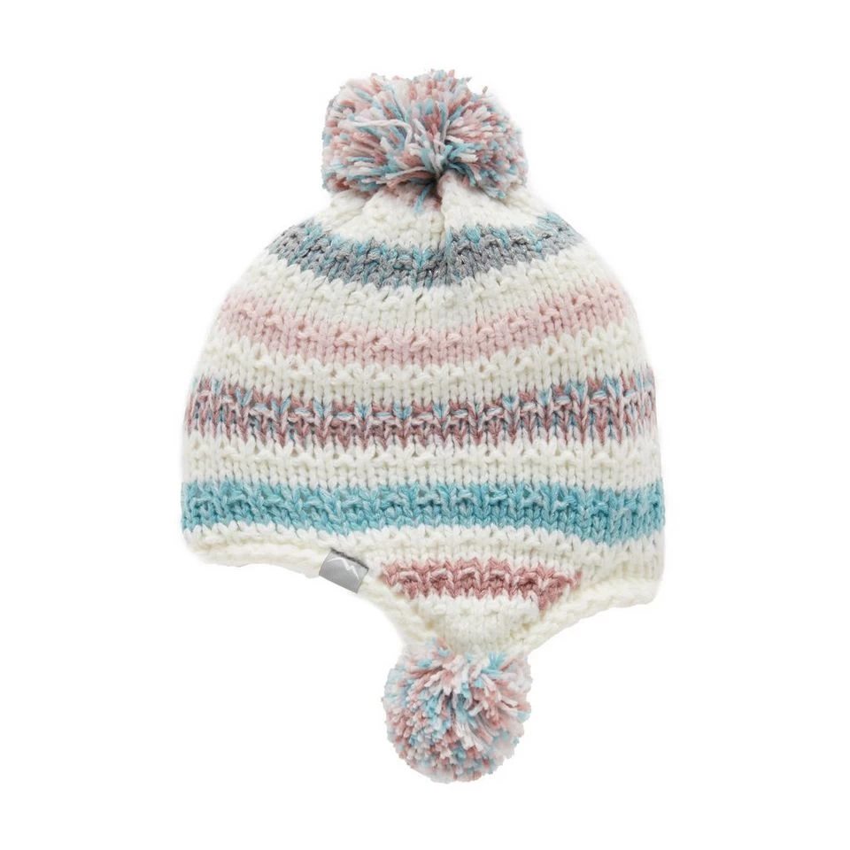 Kids Knitted Pom Hat Multi - Image 4