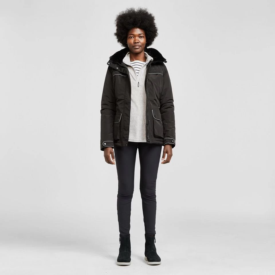 Regatta Womens Linnette Waterproof Insulated Jacket Black - Image 3