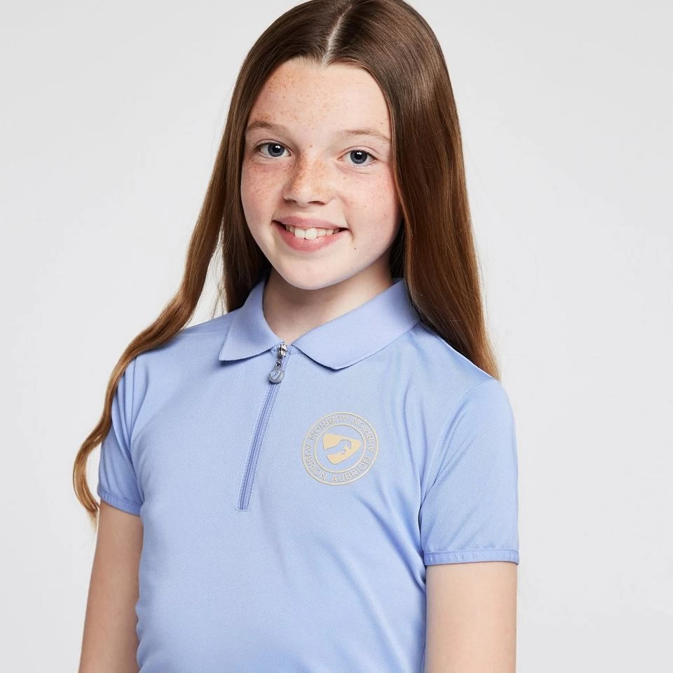 Childs Parsons Tech Polo Shirt Sky Blue - Image 4