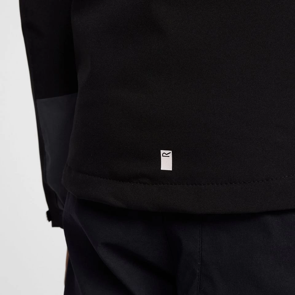 Regatta Kids' Highton III Waterproof Jacket Black/India Grey - Image 11