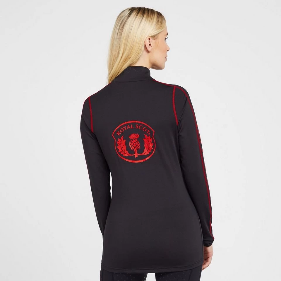 Women’s Long Sleeve Base Layer In Black - Image 2