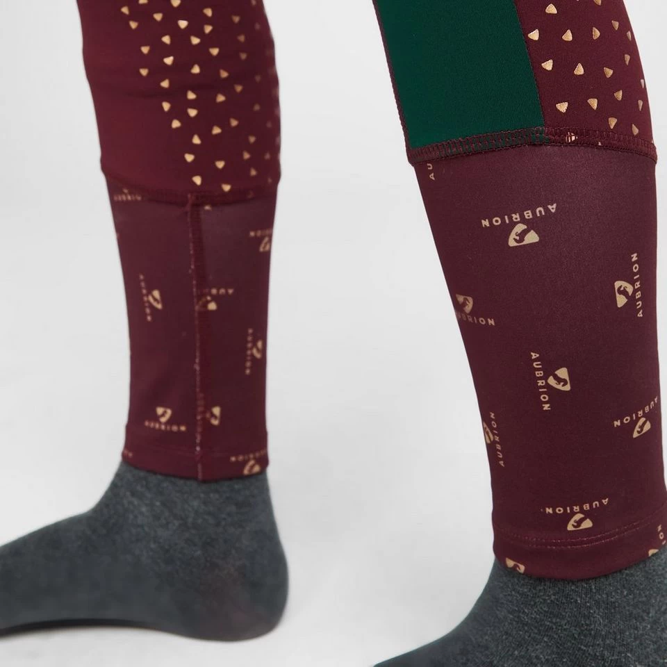Kids' Eastcote Riding Tights Wine - Image 7