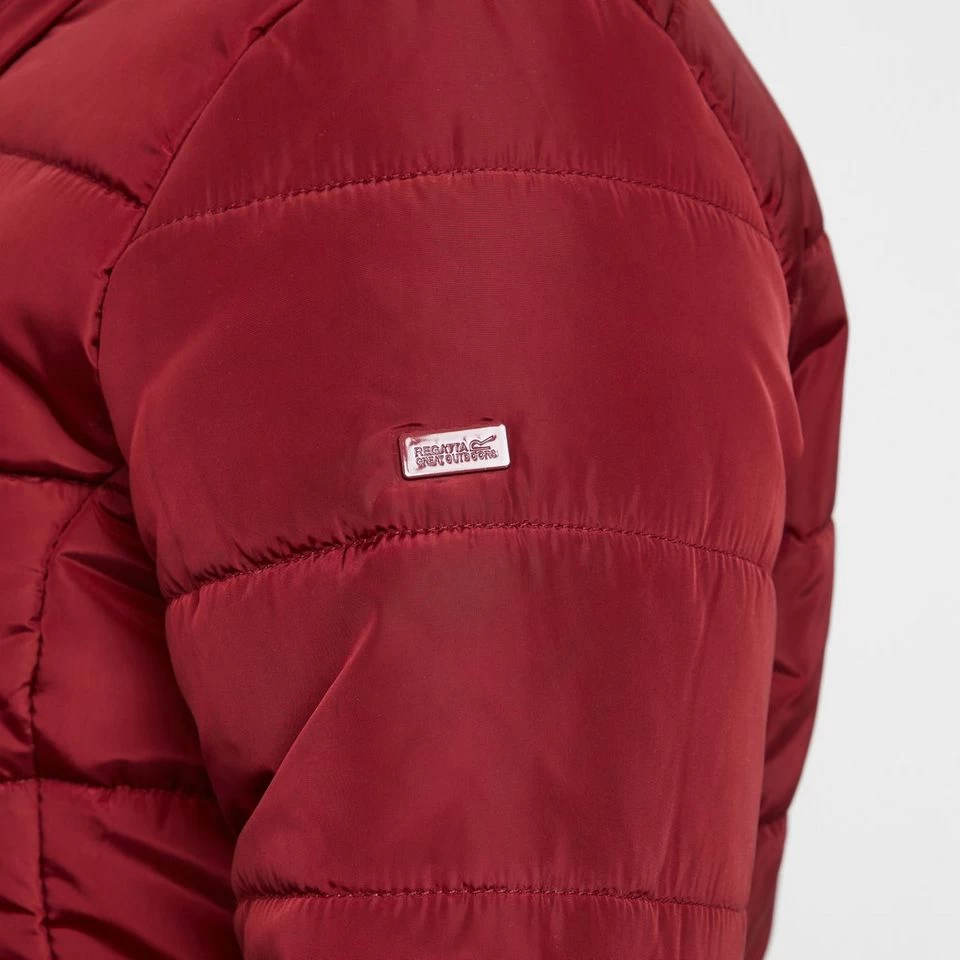 Regatta Womens Pamelina Hooded Parka Jacket Red - Image 8