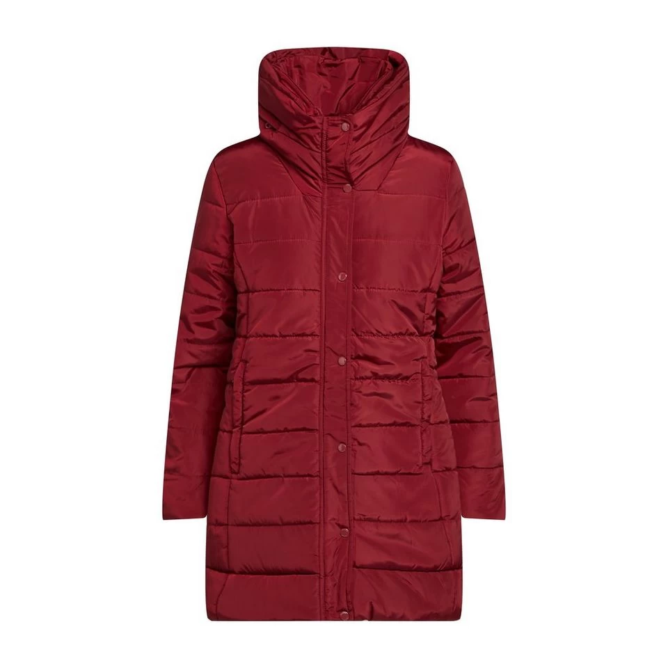 Regatta Womens Pamelina Hooded Parka Jacket Red - Image 11